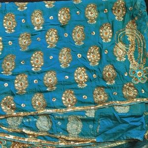 Indian heavy work saree